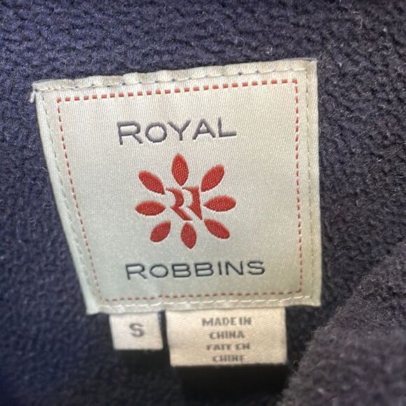 ROYAL ROBBINS HOODED FLEECE LINED PEA COAT‎ IN BLACK - Picture 5 of 7